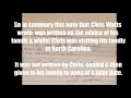 Chris Watts Aug 6th Note - The Truth Behind It, 