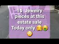 1$  Jewellery pieces today at the estate sale  🤗🤑😳 yes please. lol