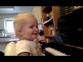 Rebekah plays piano and fun