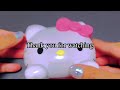 1 Minute Satisfying with Hello Kitty Jewelry Ring Case | ASMR