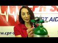 How to use an Oxygen Tank