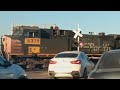 Railfanning in Oak Hills, CA + Ex SP Locomotive