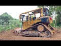 Mastering Plantation Road Repair Caterpillar Bulldozer D6R XL Works Neat