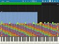 [Spam MIDI] Tetris Ultra Nuke Mode 7 million notes (Legit run on Synthesia)