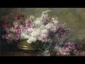 Vintage Moody Flower Painting • Vintage Art for TV • 3 hours of steady painting • Romantic Ambience