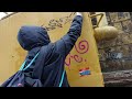 Graffiti bombing in Rostov-on-Don /Tagging and stikerbombing / review burner and madskills uni paint