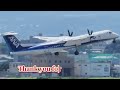 [4K] Bombardier Q400 - various takeoffs and landings