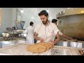 Baking tasty Taftoon bread in a semi-traditional way in Isfahan|bread making video