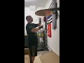 Messing with the speed bag