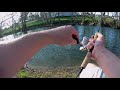 Creek Fishing for Smallmouth Bass with Phlueger Trion TRI25 Spinning Combo