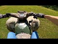 VERY Fast Trail Riding On A 650!!!