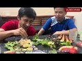 Eating pork challenge & mukbang - lost the bet to Horthingshang @Yaolu.