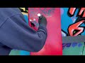 Pilot jumbo black super color marker (graffiti marker review) & how to flip the nib