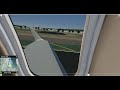 AEROFLY FS 4 Flight Simulator I Learjet 45 Wingview Smooth Landing in San Diego