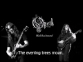 Opeth - Black Rose Immortal Lyric Video