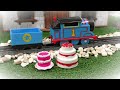 Silly Tom Moss Toy Train Story with Thomas and James