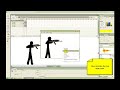 BasicTutorial // Flash pro 8 || Gun tracing, drawing and animate