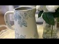 Cottage Blues - Decorating With Blue and White - Inexpensive Cottage Style Decor - Collaboration