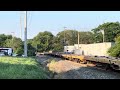 CSX S631 Military Empties with a CP SD70ACU leading