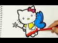 Hello Kitty Drawing for Kids | Easy drawings