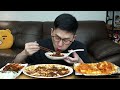 ASMR MUKBANGㅣBlack Bean Noodles & Supreme Seasoned ChickenㅣEATING SHOW