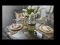 Tablescape Tuesday | The Gold And White Glam Tablescape | 2023 Tablescape Ideas