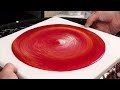 🔥 RED HOT 🌶️ Acrylic Pour Painting and Fluid Art at Home