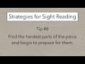 Sight Reading: The Fundamentals