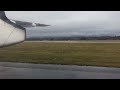 Wintery Arrival into Vancouver Airport on Air Canada Express Q400