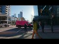 Vancouver Downtown Walking Tour 4K | Binaural City Sound - British Columbia, Canada