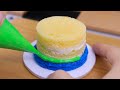 Miniature Rainbow OREO Buttercream Cake Decorating 🌈 Tasty Miniature Rainbow Cake Decorating Recipes