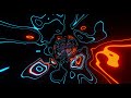 VJ LOOP NEON Hypnotic Blue Orange Tunnel Abstract Background Video Lines Pattern 4k Screensaver