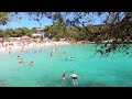 4K60🏖Cala Mondragó Mallorca(Majorca )Spain 🚶🏻‍♀️Beach walk 🗓2021, August, 31🌤29°C