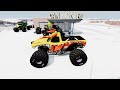 Monster Jam INSANE Racing, Freestyle and High Speed Jumps #29 | BeamNG Drive | Grave Digger