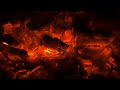 4K HDR Glowing Embers - Gentle Fire Crackles - Sounds for Sleeping - Fireplace Relaxation - 10 Hours