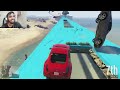 car vs car only 1 player complete the hardest F2F IN GTA 5 🤡🗿👽!!!???