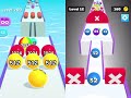 Ball Run 2048 vs Ball Merge 3D All Levels Gameplay Android, iOS