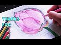 How To Draw A Lotus Flower Easy | Step By Step Drawing #lotus #art #howto #drawing