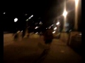 Rollerblade at night around Chicago meseum campus