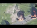 Just happened! Advanced American drones attacked and destroyed a Russian troop convoy - ARMA 3