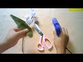 Felt Flowers DIY - How to Make Lily of The Valley Felt Flowers - Tutorial Felt (EASY!)