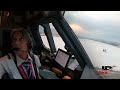 Wizz Air Airbus A321NEO Cockpit into Sarajevo - Challenging Airport