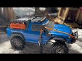 Trx4 blue scx10.3 gladiator axial  and  a my 1/1 crawler