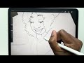 How to Draw Snow White | Black Princess Drawing | Illustration From Start to Finish