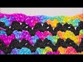 Crochet Stitch For Blankets And Scarfs - Interlocking Double V-Stitch