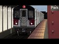 OpenBVE Virtual Railfanning: C, D, F, R and 7 Trains at 42nd Street - Bryant Park