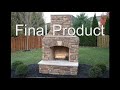 Firerock Fireplace Installation - Outdoor Fireplace