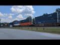 Single CSX with DPU pulls autorack and intermodal. #locomotive #trains #fun #railfan