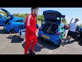 Vauxhall Show at SantaPod Raceway 2023 with the VXR owners club Opel Astra Vectra Adam Corsa