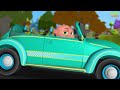 Five Little Babies Visiting Vehicles Showroom | Learn Vehicles | Cartoon Animation Collection